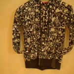 Hurley black and gray ladies hooded jacket